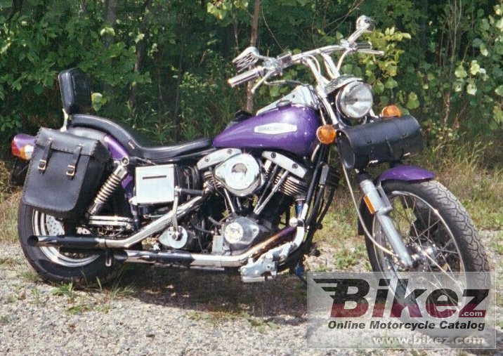 Big Eric Strilecky fxe 1200 super glide picture and wallpaper from Bikez.com